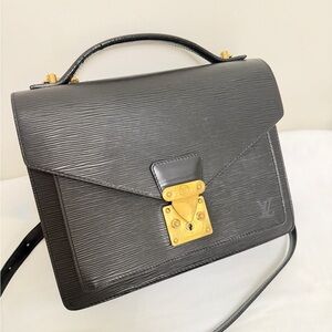 Louis Vuitton Monceau Epi Leather